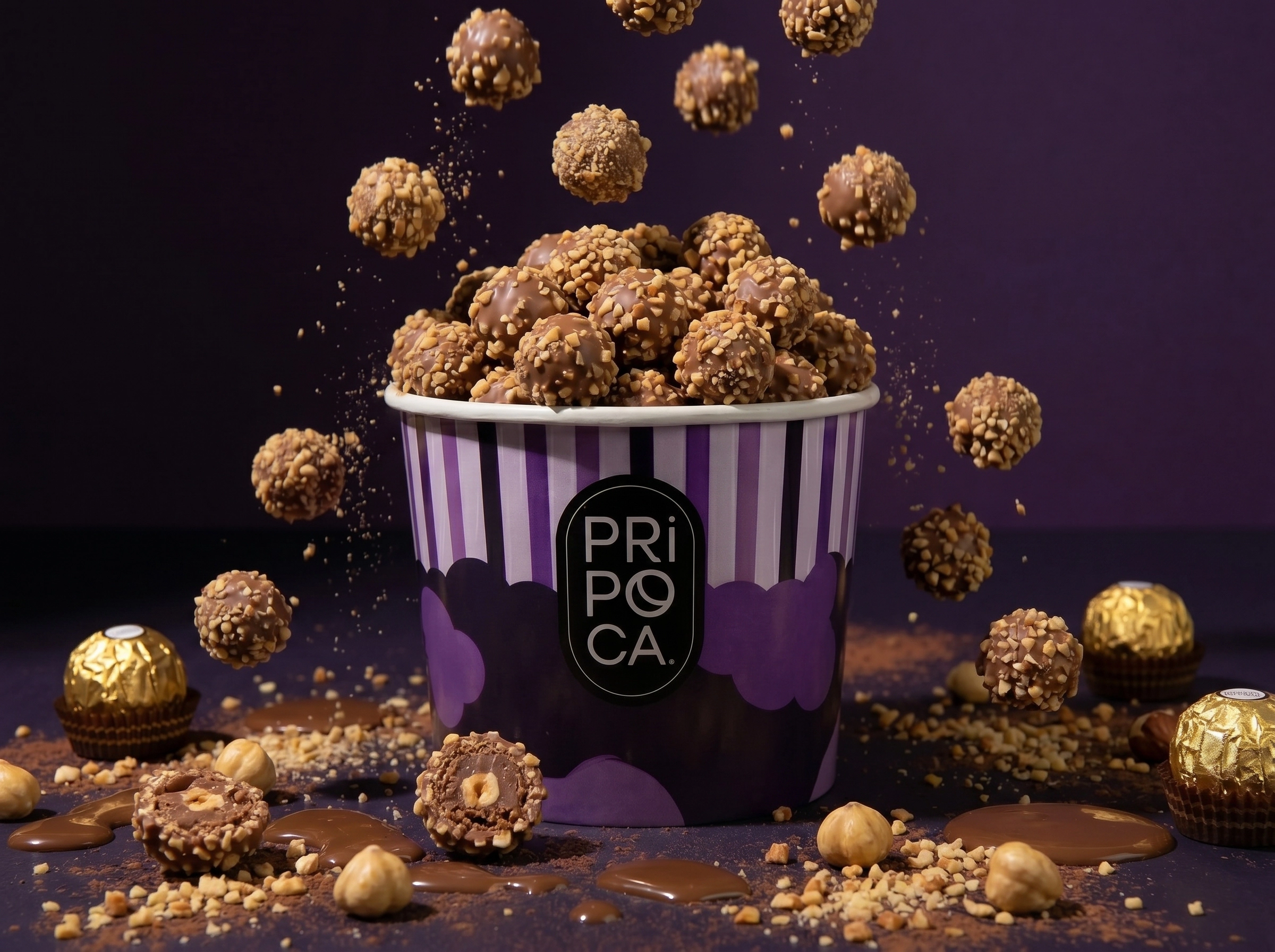 Pipoca Ferrero Rocher