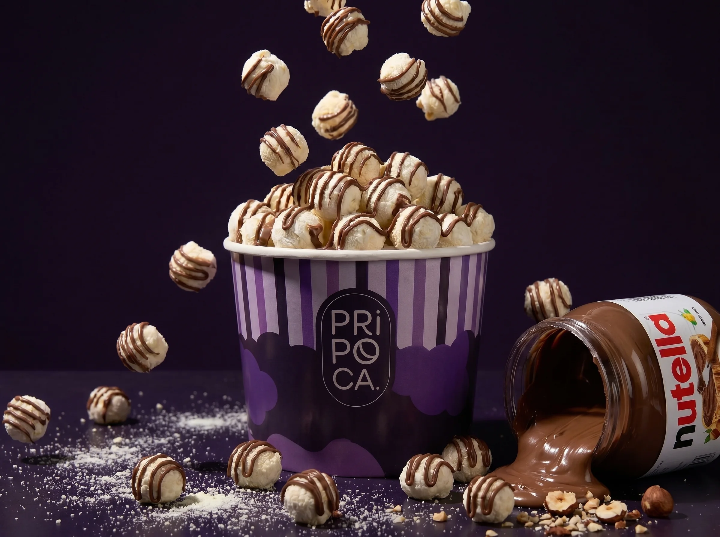 Pipoca Ninho com Nutella